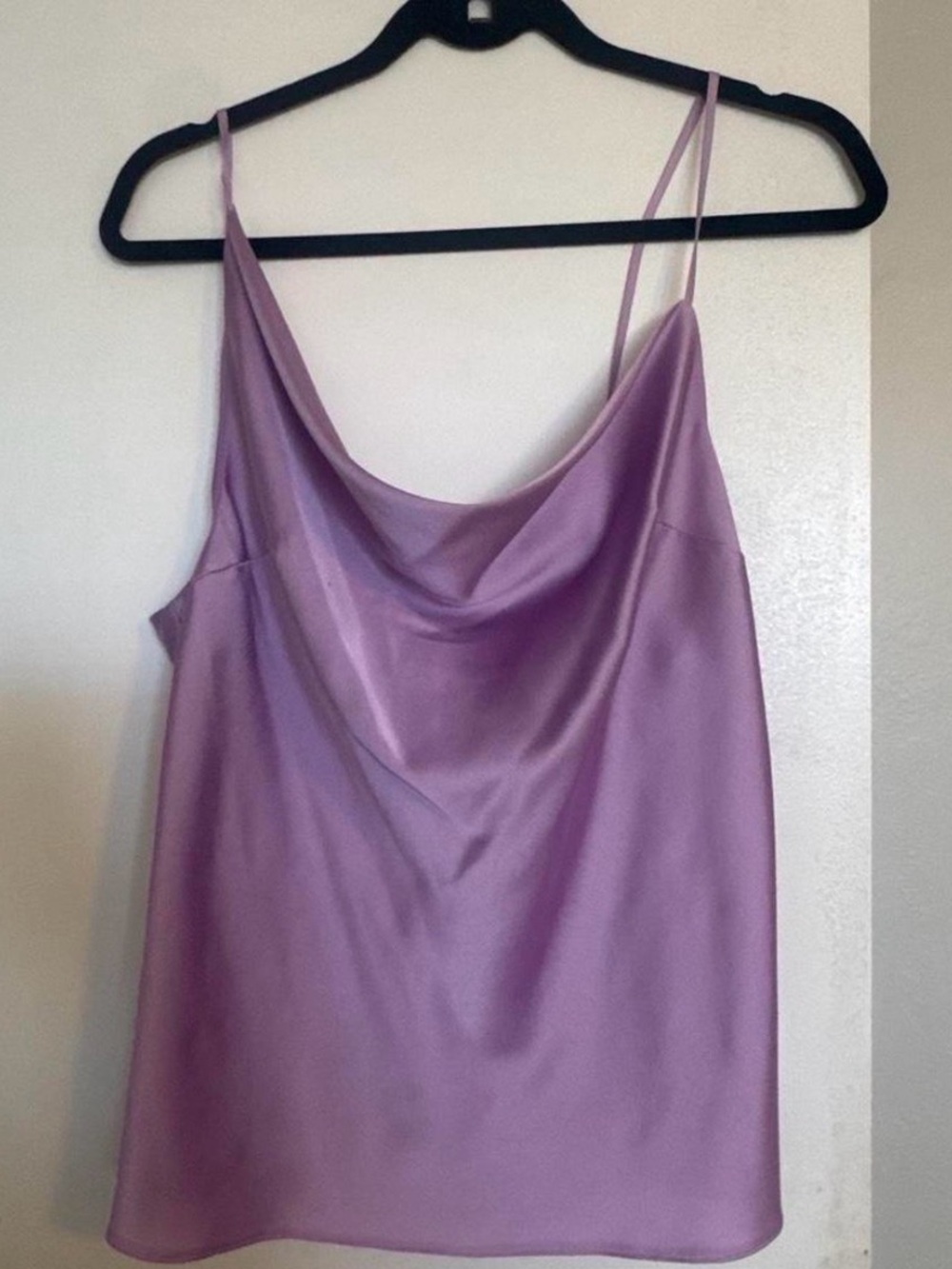 ASOS Lilac Satin Cowl Neck Camisole